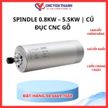 Spindle 0.8kW – 5.5kW | Củ đục CNC gỗ 